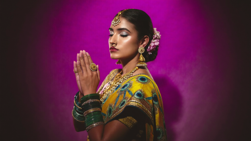 Baby shower makeup look in Navi Mumbai