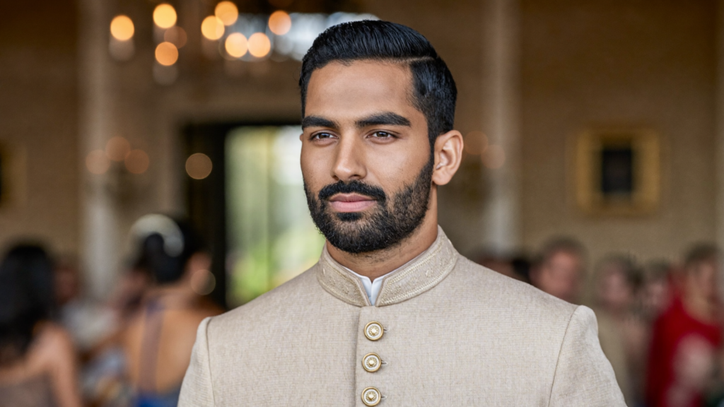 Groom makeup and touch-up in Navi Mumbai