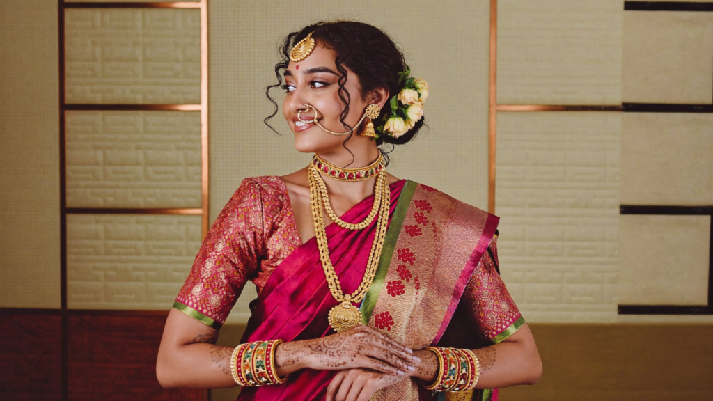 HD bridal makeup close-up in Mumbai