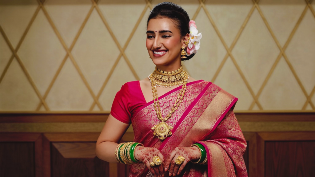 Luxury bridal makeup package look in Navi Mumbai
