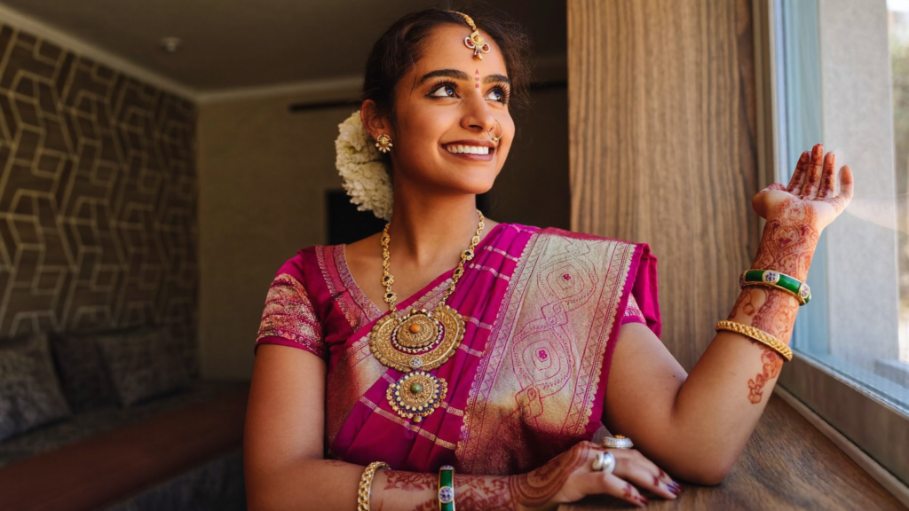 Maharashtrian Peshwai bridal makeup in Navi Mumbai