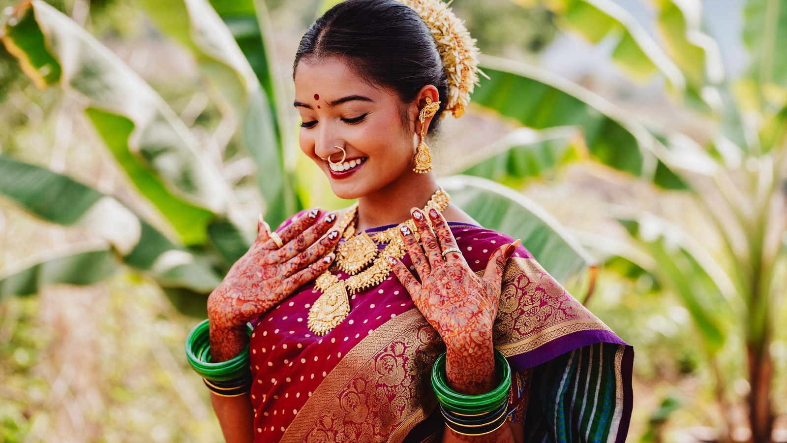 North Indian and South Indian bridal makeup styles compared